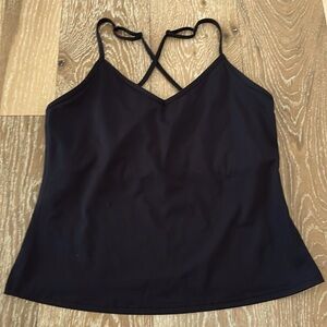 NWT- ECO BEACH longline V-neck bathing suit tank top, size small. SPF 50+